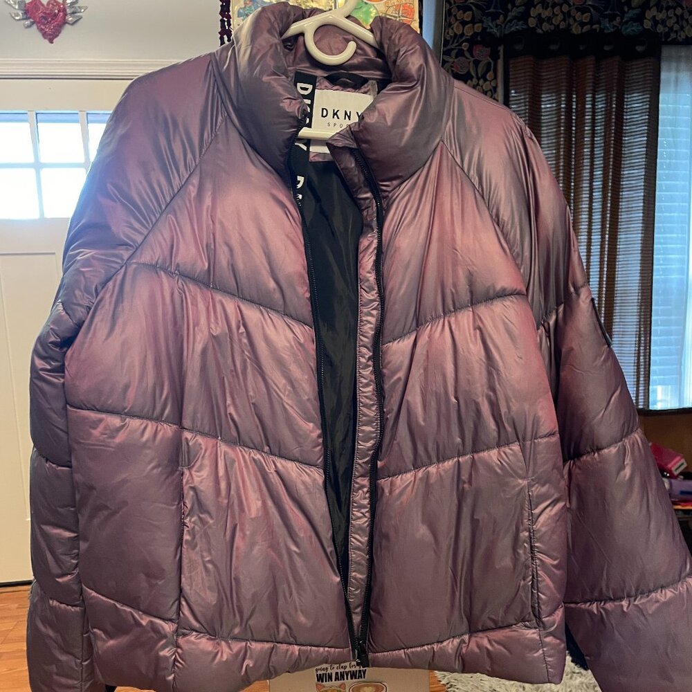 DKNY Lavender Puffer Jacket